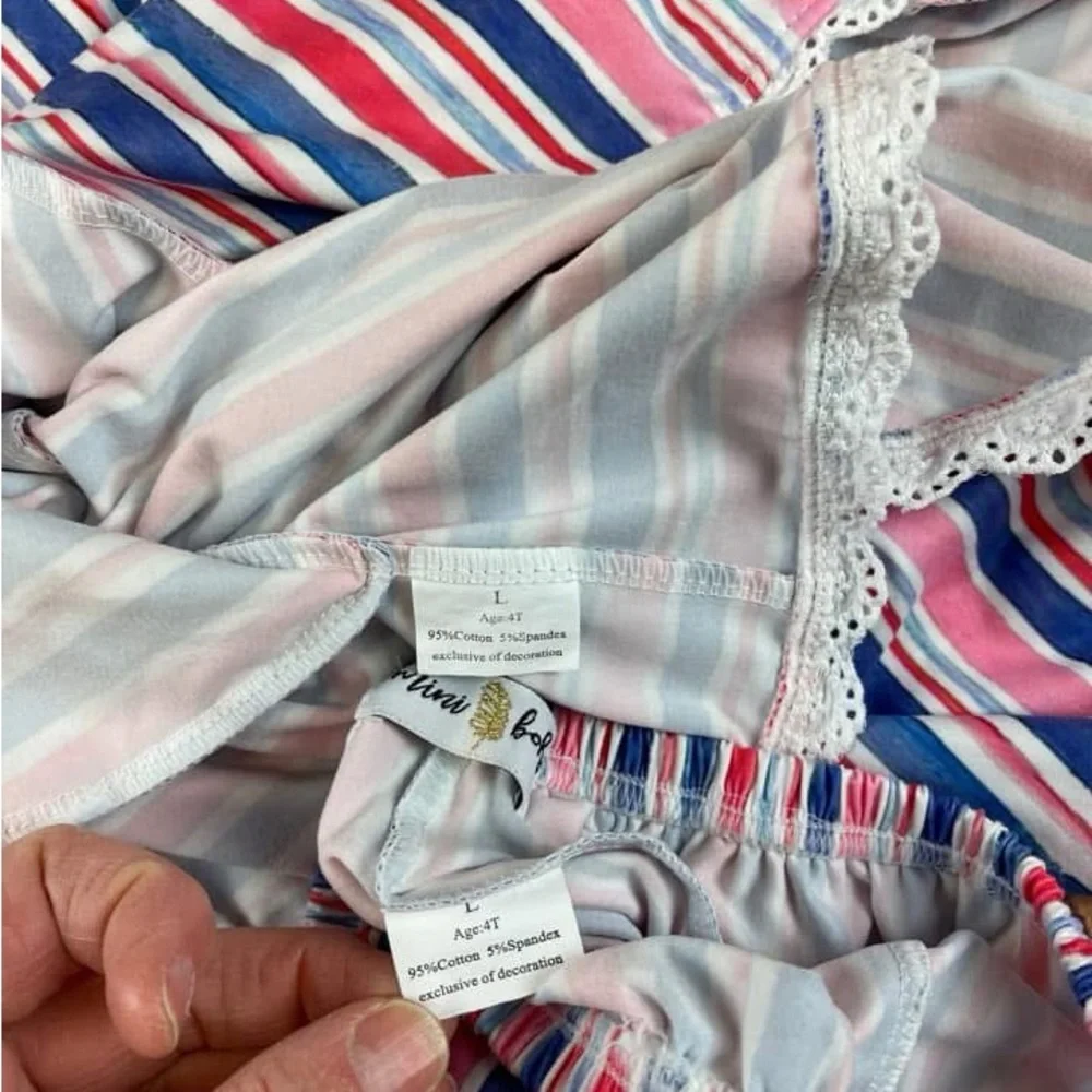 Mini Boho RWB Knit Set - Picture 3 of 3